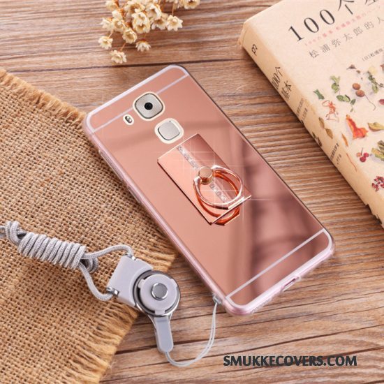 Etui Huawei G9 Plus Beskyttelse Spejl Sølv, Cover Huawei G9 Plus Tasker Trend Hængende Ornamenter