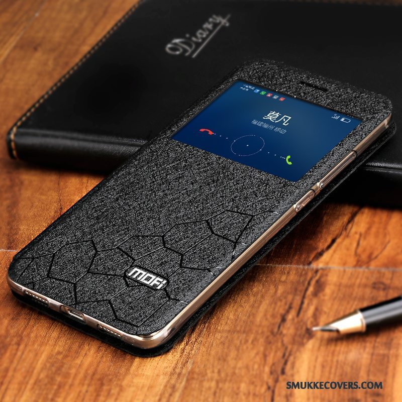 Etui Huawei G9 Plus Beskyttelse Telefonguld, Cover Huawei G9 Plus Læder Anti-fald