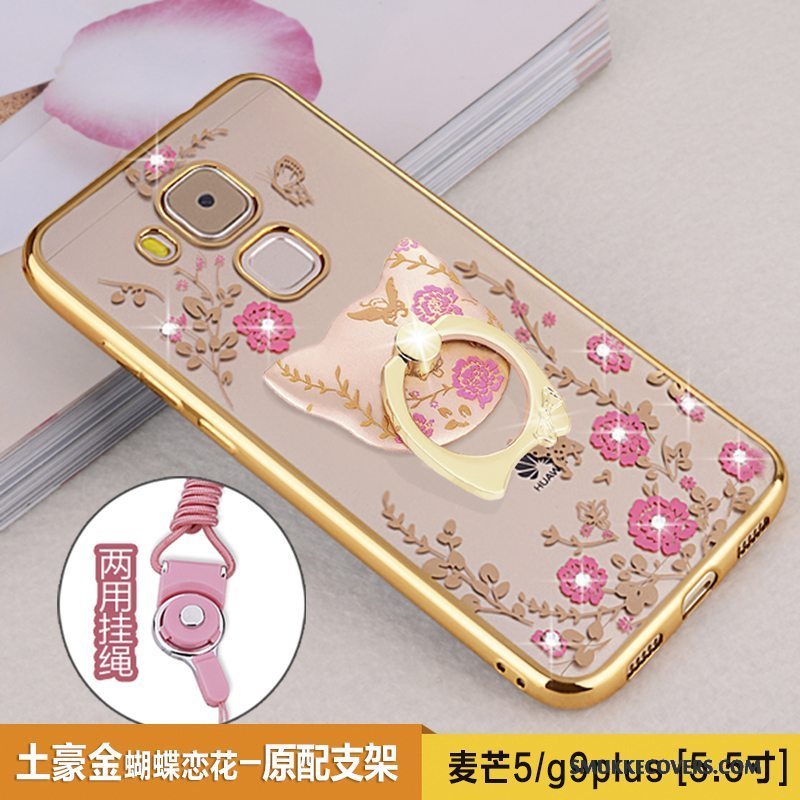 Etui Huawei G9 Plus Beskyttelse Telefonrosa Guld, Cover Huawei G9 Plus Blød Trend Anti-fald