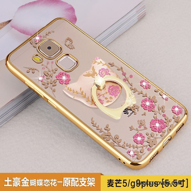 Etui Huawei G9 Plus Beskyttelse Telefonrosa Guld, Cover Huawei G9 Plus Blød Trend Anti-fald