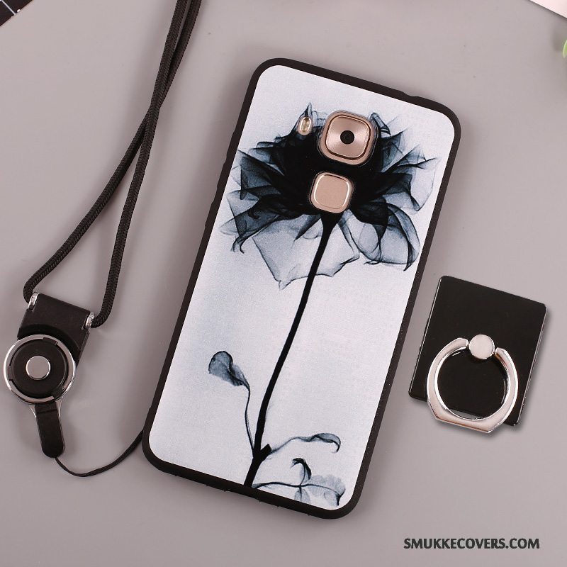 Etui Huawei G9 Plus Blød Hvid Hængende Ornamenter, Cover Huawei G9 Plus Silikone Telefon