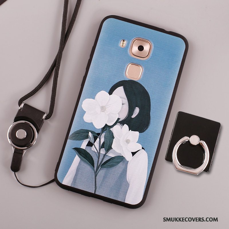 Etui Huawei G9 Plus Blød Hvid Hængende Ornamenter, Cover Huawei G9 Plus Silikone Telefon