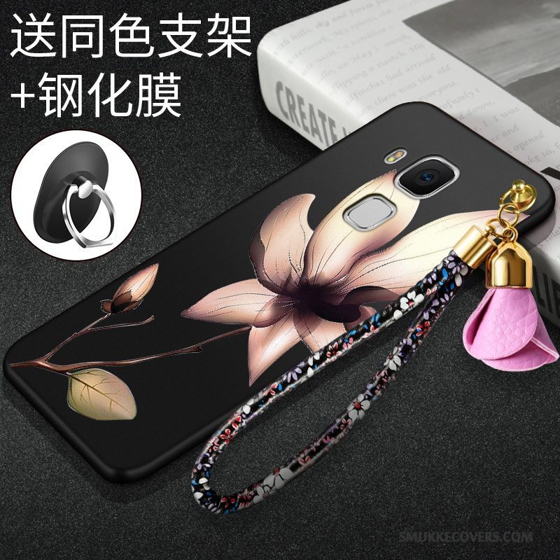 Etui Huawei G9 Plus Blød Rød Telefon, Cover Huawei G9 Plus Silikone Anti-fald