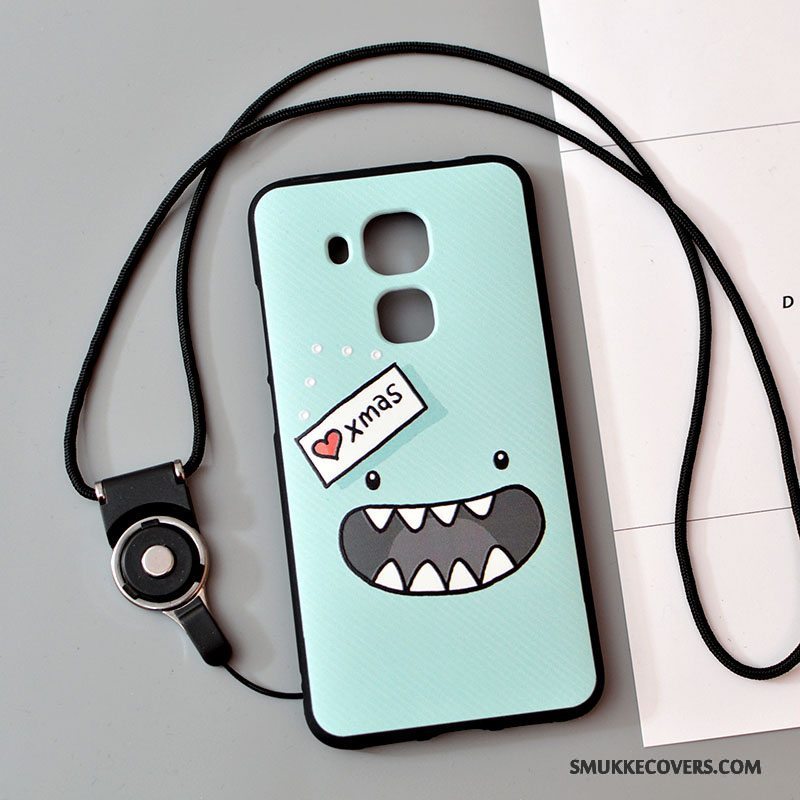 Etui Huawei G9 Plus Cartoon Telefonanti-fald, Cover Huawei G9 Plus Blød Trend Hængende Ornamenter