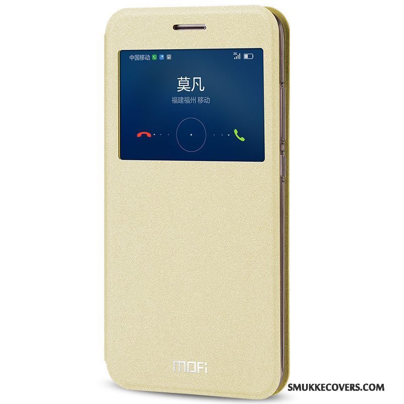 Etui Huawei G9 Plus Folio Lyseblå Telefon, Cover Huawei G9 Plus Læder Anti-fald