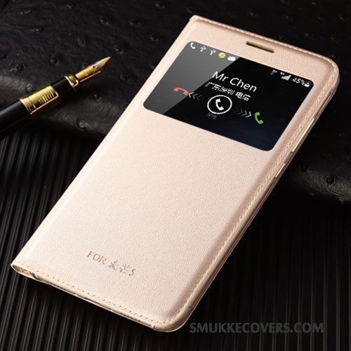 Etui Huawei G9 Plus Folio Lyserød Anti-fald, Cover Huawei G9 Plus Læder Telefon