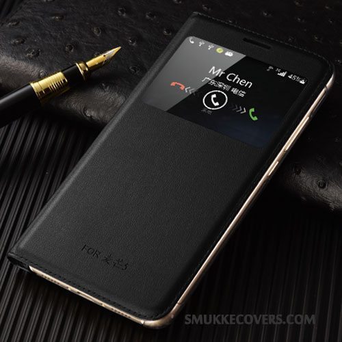 Etui Huawei G9 Plus Folio Lyserød Anti-fald, Cover Huawei G9 Plus Læder Telefon