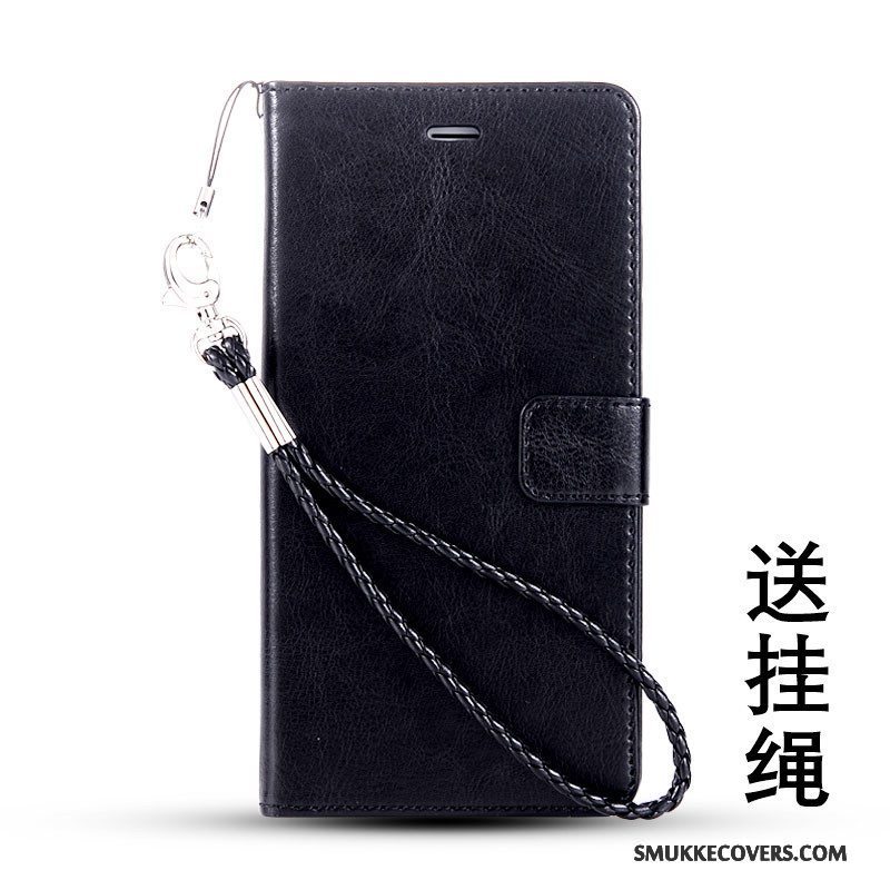 Etui Huawei G9 Plus Folio Telefonhængende Ornamenter, Cover Huawei G9 Plus Læder Anti-fald