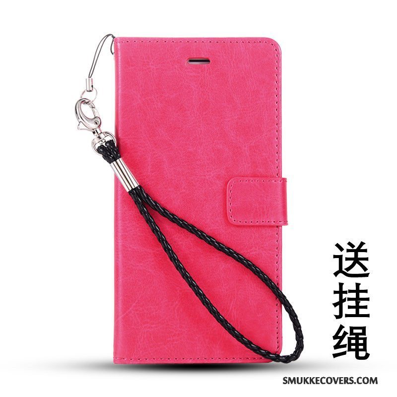 Etui Huawei G9 Plus Folio Telefonhængende Ornamenter, Cover Huawei G9 Plus Læder Anti-fald