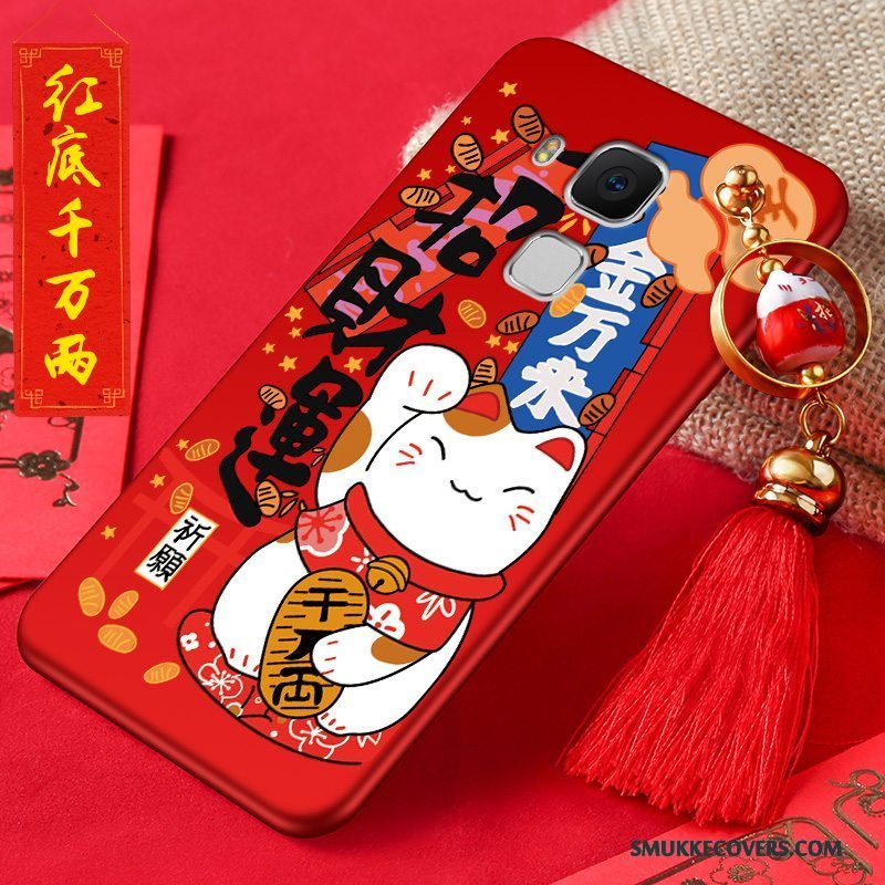 Etui Huawei G9 Plus Kreativ Af Personlighed Rød, Cover Huawei G9 Plus Beskyttelse Ny Smuk