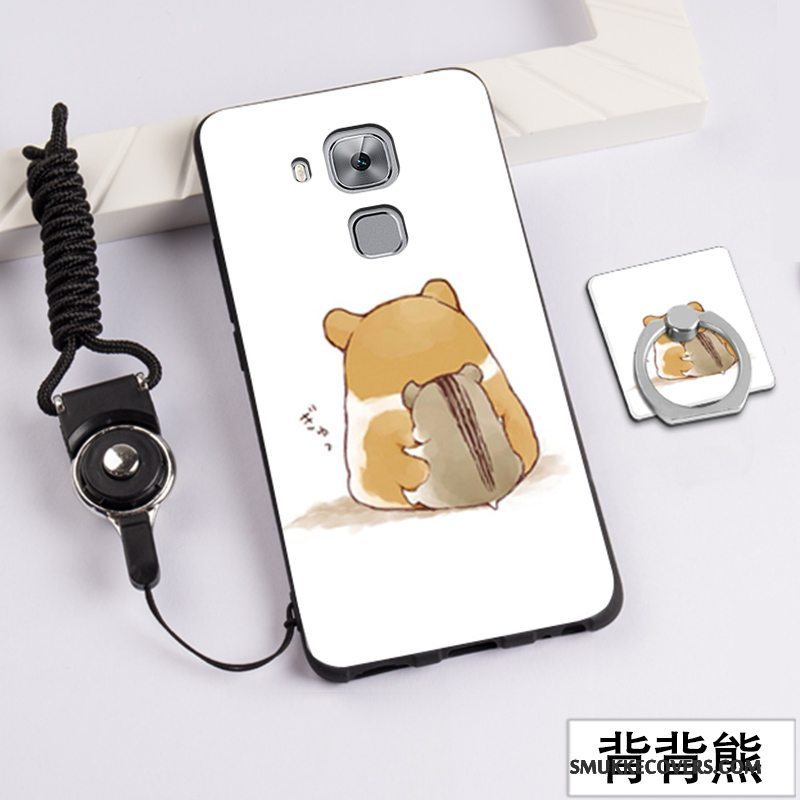 Etui Huawei G9 Plus Kreativ Anti-fald Lyserød, Cover Huawei G9 Plus Silikone Telefonhængende Ornamenter