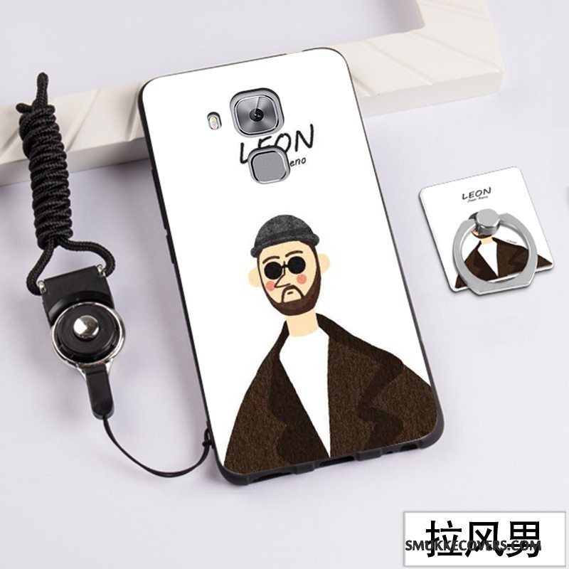 Etui Huawei G9 Plus Kreativ Anti-fald Lyserød, Cover Huawei G9 Plus Silikone Telefonhængende Ornamenter