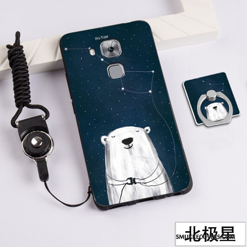 Etui Huawei G9 Plus Kreativ Anti-fald Lyserød, Cover Huawei G9 Plus Silikone Telefonhængende Ornamenter