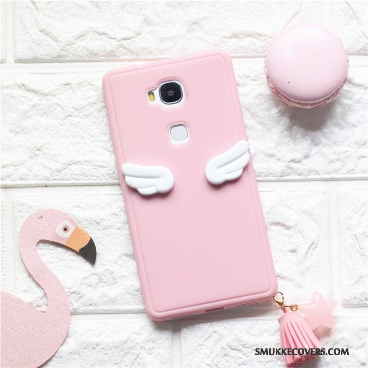 Etui Huawei G9 Plus Kreativ Tassel Telefon, Cover Huawei G9 Plus Silikone Smuk Sort