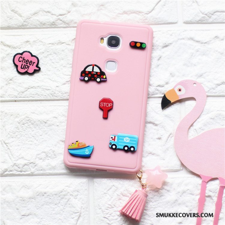 Etui Huawei G9 Plus Kreativ Tassel Telefon, Cover Huawei G9 Plus Silikone Smuk Sort