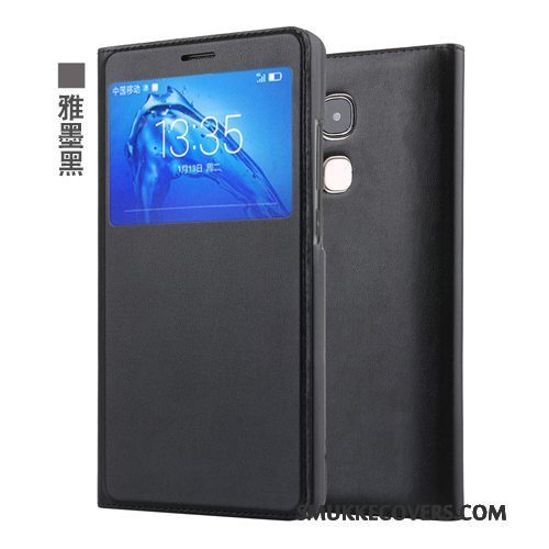 Etui Huawei G9 Plus Læder Anti-fald Telefon, Cover Huawei G9 Plus Folio Lilla