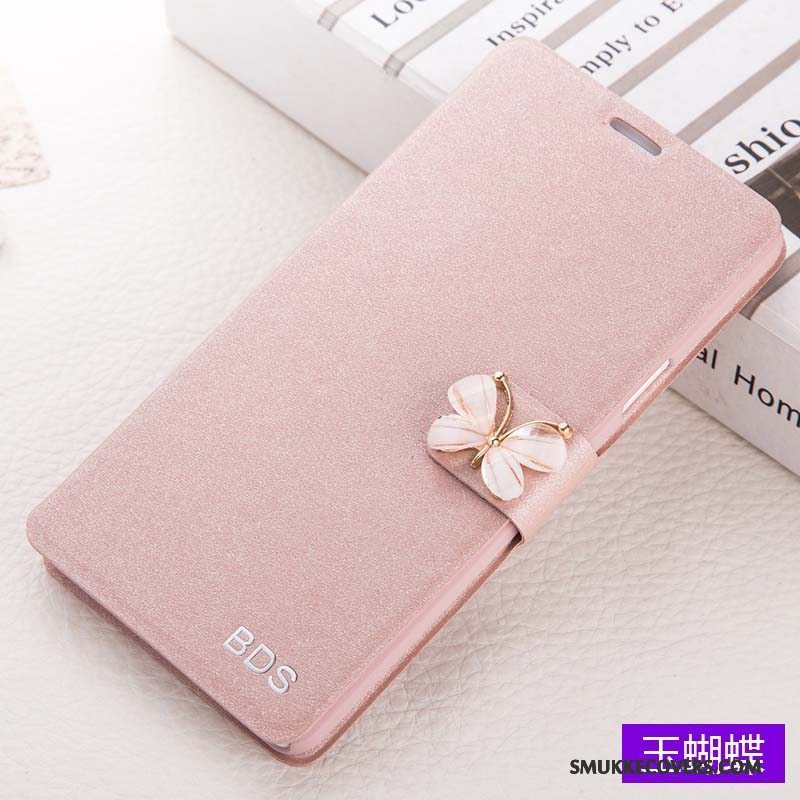 Etui Huawei G9 Plus Læder Anti-fald Telefon, Cover Huawei G9 Plus Folio Trend Rød