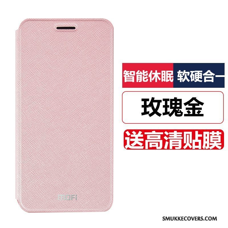 Etui Huawei G9 Plus Læder Hængende Ornamenter Anti-fald, Cover Huawei G9 Plus Beskyttelse Telefonguld