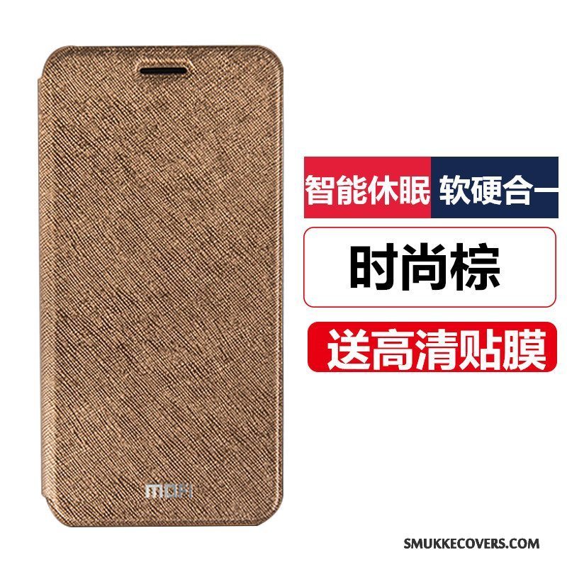 Etui Huawei G9 Plus Læder Hængende Ornamenter Anti-fald, Cover Huawei G9 Plus Beskyttelse Telefonguld