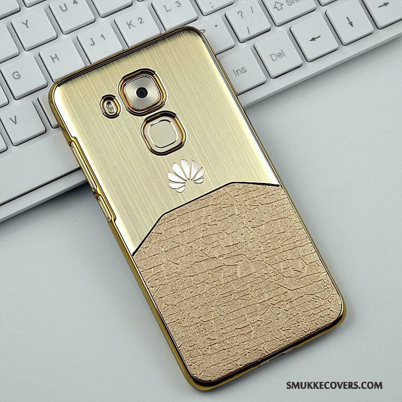 Etui Huawei G9 Plus Metal Hård Tynd, Cover Huawei G9 Plus Anti-fald Guld