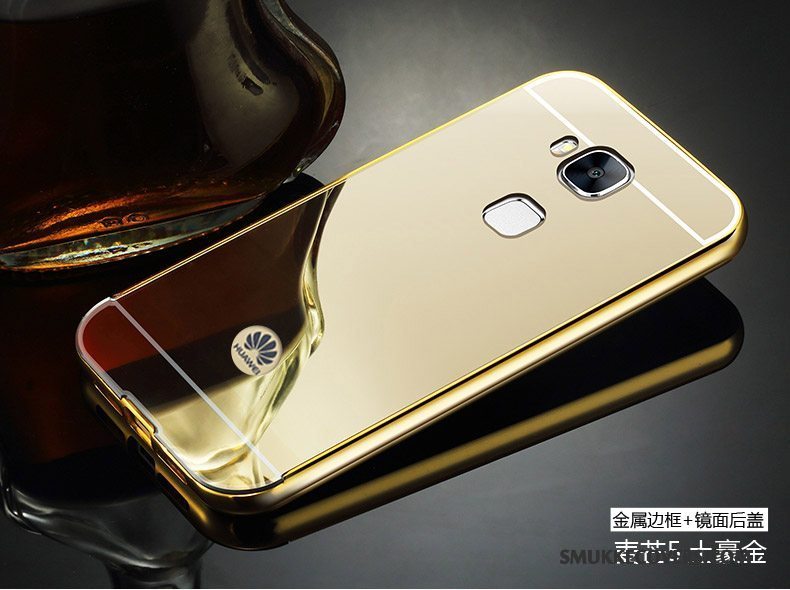 Etui Huawei G9 Plus Metal Telefontrend, Cover Huawei G9 Plus Beskyttelse Bagdæksel Ramme