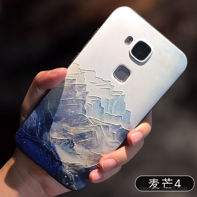 Etui Huawei G9 Plus Silikone Gul Anti-fald, Cover Huawei G9 Plus Tasker Telefon