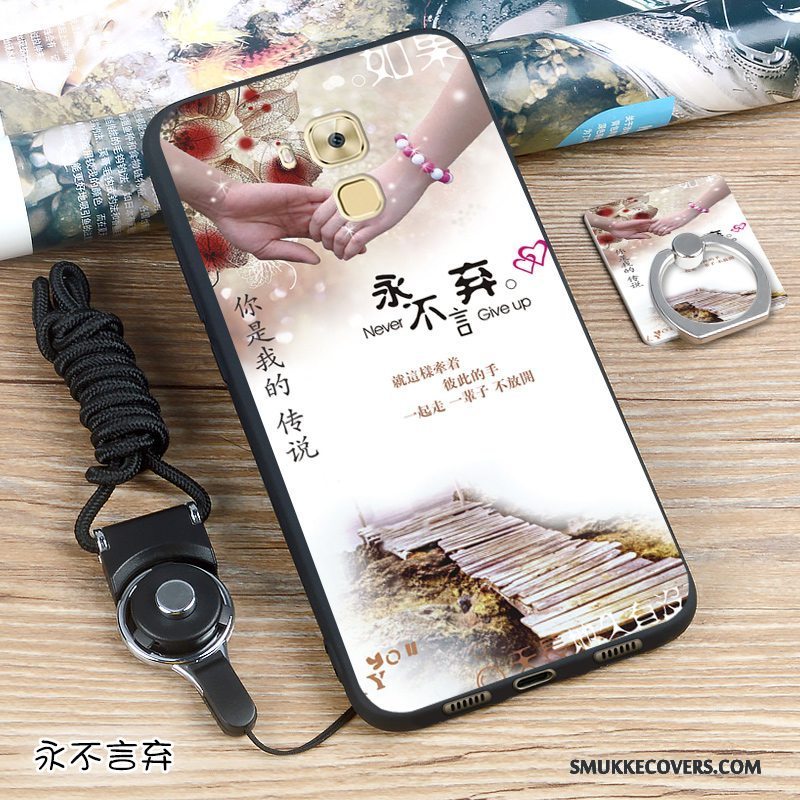 Etui Huawei G9 Plus Silikone Hvid Telefon, Cover Huawei G9 Plus Blød Europa Anti-fald