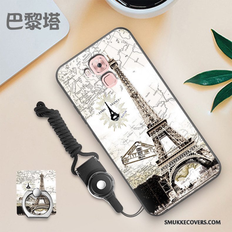Etui Huawei G9 Plus Silikone Nubuck Anti-fald, Cover Huawei G9 Plus Blød Telefon
