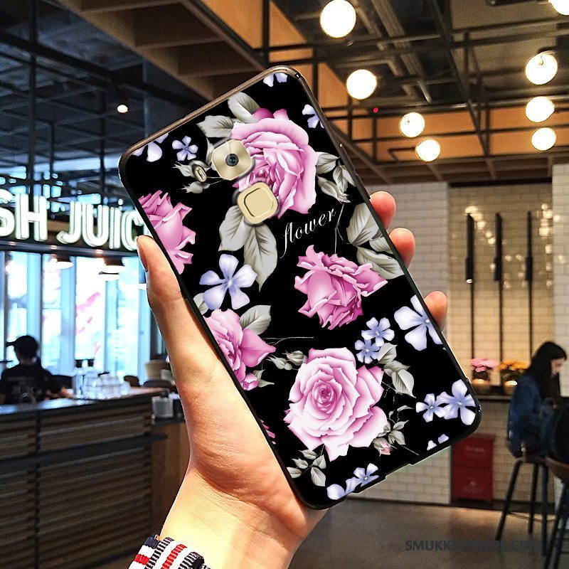 Etui Huawei G9 Plus Silikone Rød Trend, Cover Huawei G9 Plus Blød Anti-fald Kunst