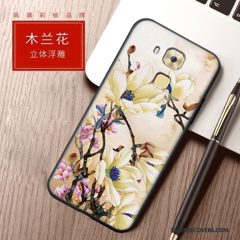 Etui Huawei G9 Plus Tasker Anti-fald Cyan, Cover Huawei G9 Plus Beskyttelse Telefonaf Personlighed