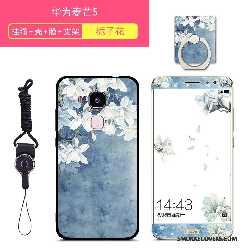Etui Huawei G9 Plus Tasker Anti-fald Lyserød, Cover Huawei G9 Plus Beskyttelse Skærmbeskyttelse Telefon