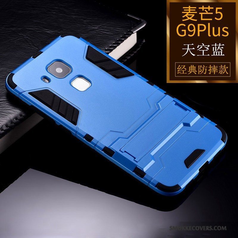 Etui Huawei G9 Plus Tasker Cyan Telefon, Cover Huawei G9 Plus Blød