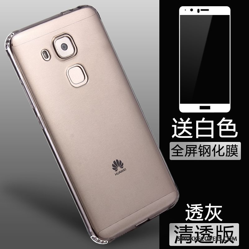 Etui Huawei G9 Plus Tasker Guld Gennemsigtig, Cover Huawei G9 Plus Blød Telefonanti-fald