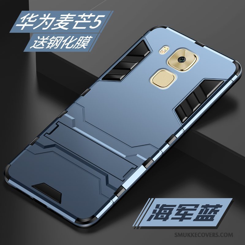 Etui Huawei G9 Plus Tasker Telefonaf Personlighed, Cover Huawei G9 Plus Kreativ Anti-fald Guld