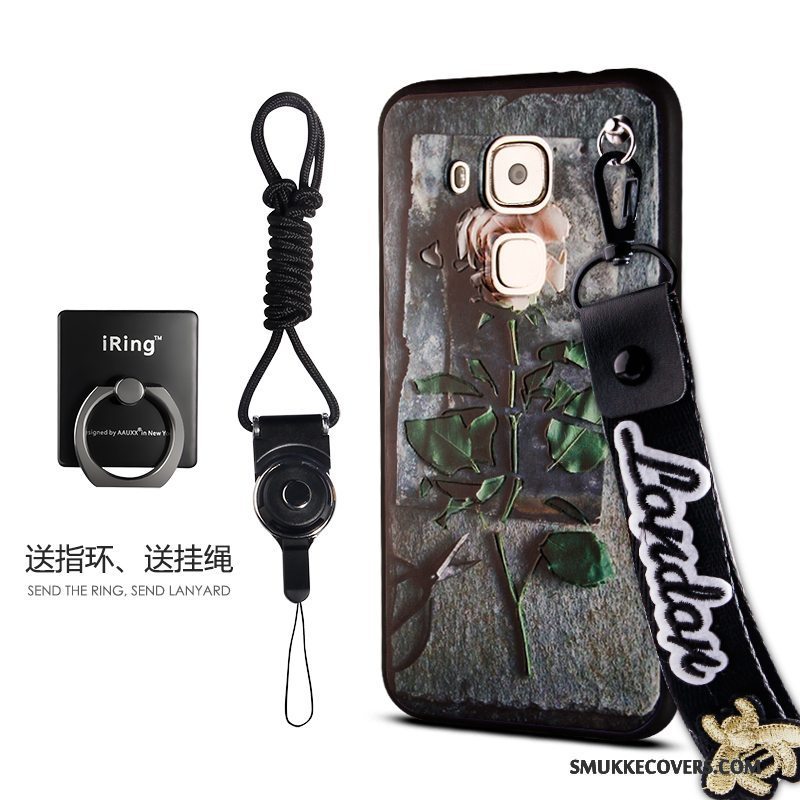 Etui Huawei G9 Plus Tasker Telefonanti-fald, Cover Huawei G9 Plus Silikone Hvid