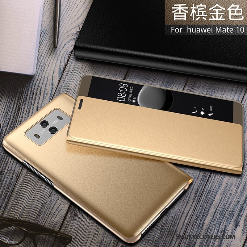 Etui Huawei Mate 10 Beskyttelse Rosa Guld Telefon, Cover Huawei Mate 10 Tasker Anti-fald