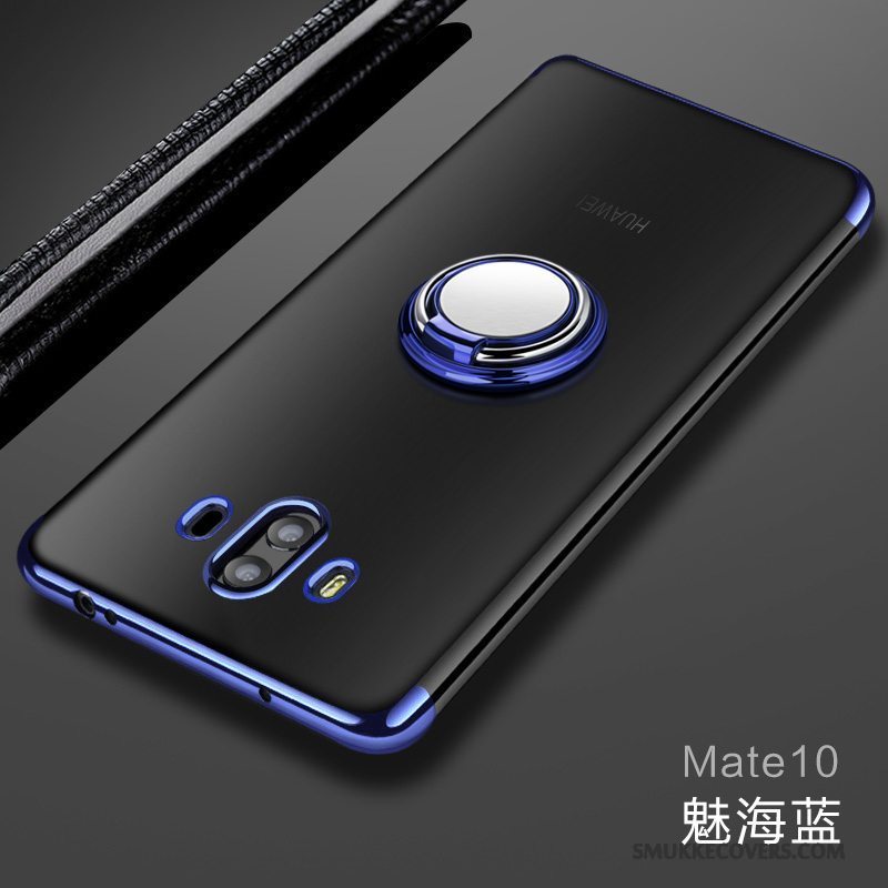 Etui Huawei Mate 10 Blød Telefonguld, Cover Huawei Mate 10 Tasker Belægning Gennemsigtig