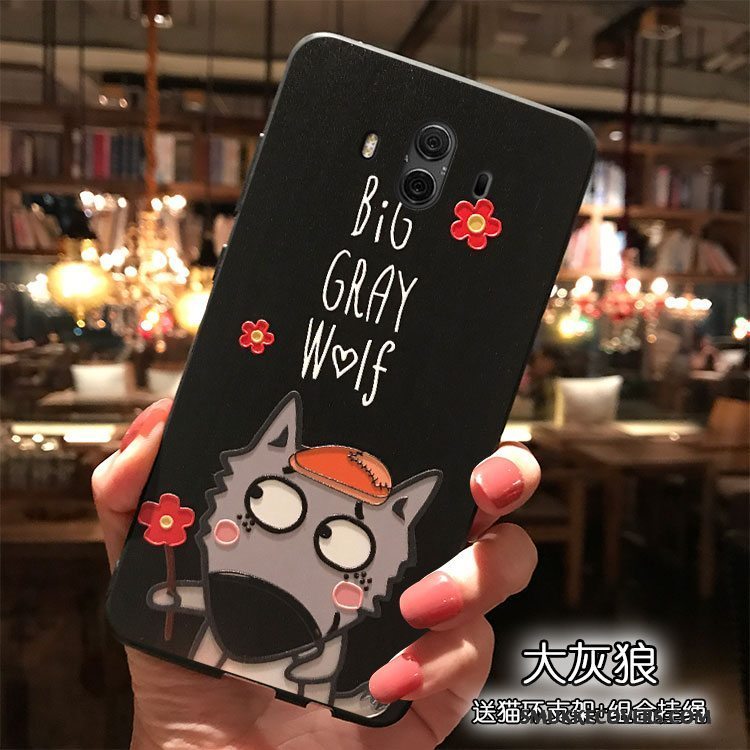 Etui Huawei Mate 10 Cartoon Af Personlighed Lyserød, Cover Huawei Mate 10 Tasker Hængende Ornamenter Trend