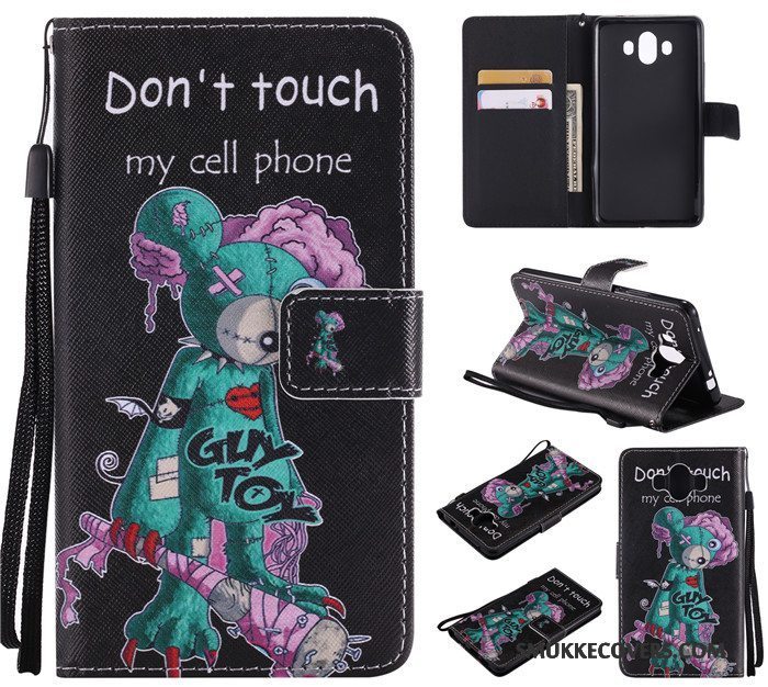 Etui Huawei Mate 10 Cartoon Lyserød Telefon, Cover Huawei Mate 10 Beskyttelse Anti-fald