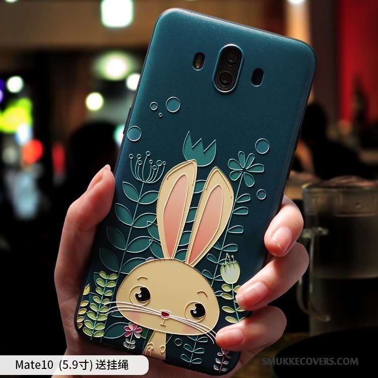 Etui Huawei Mate 10 Cartoon Telefonanti-fald, Cover Huawei Mate 10 Blød Af Personlighed Smuk