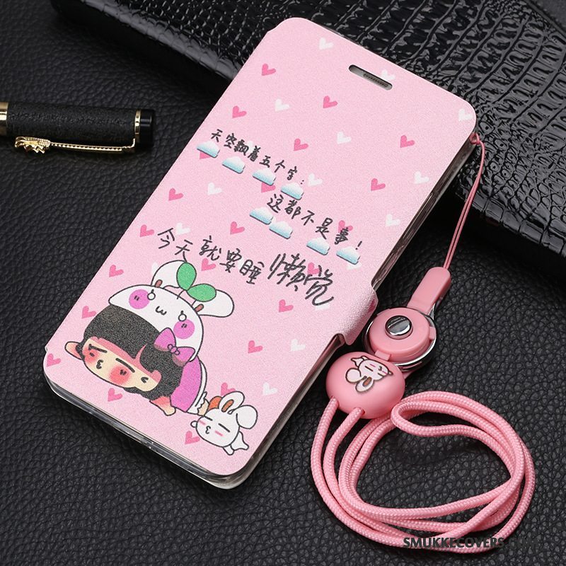 Etui Huawei Mate 10 Cartoon Telefonlilla, Cover Huawei Mate 10 Malet Hængende Ornamenter