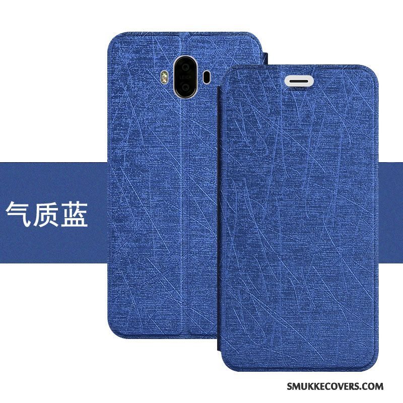Etui Huawei Mate 10 Farve Farve Telefon, Cover Huawei Mate 10 Læder Anti-fald