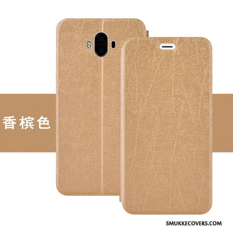 Etui Huawei Mate 10 Farve Farve Telefon, Cover Huawei Mate 10 Læder Anti-fald