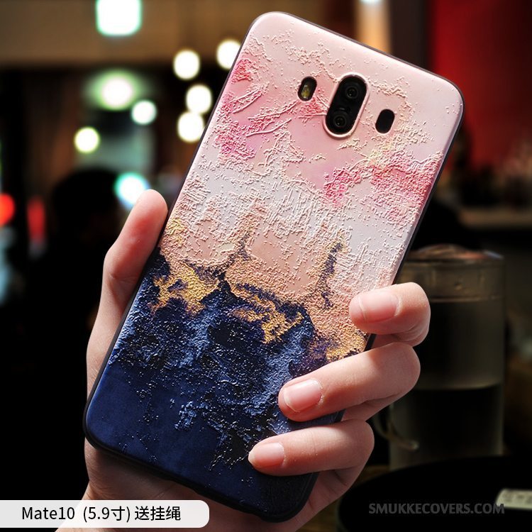 Etui Huawei Mate 10 Kreativ Af Personlighed Lyserød, Cover Huawei Mate 10 Tasker Telefonanti-fald