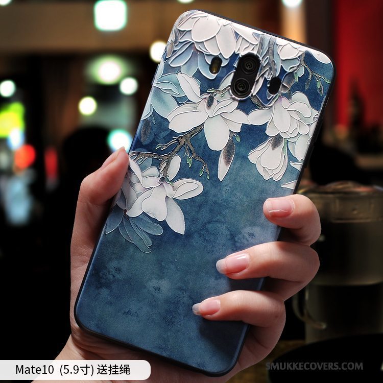 Etui Huawei Mate 10 Kreativ Anti-fald Telefon, Cover Huawei Mate 10 Relief Af Personlighed Trend