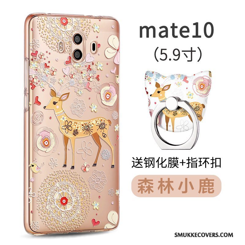 Etui Huawei Mate 10 Kreativ Gul Telefon, Cover Huawei Mate 10 Blød Af Personlighed