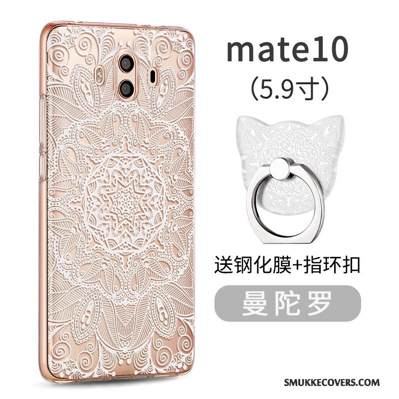 Etui Huawei Mate 10 Kreativ Gul Telefon, Cover Huawei Mate 10 Blød Af Personlighed