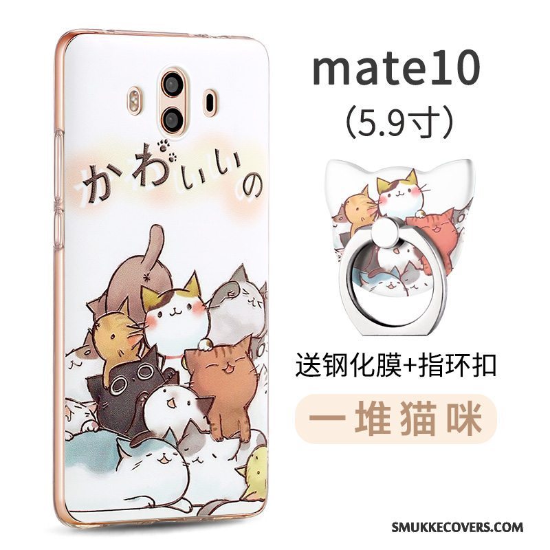 Etui Huawei Mate 10 Kreativ Gul Telefon, Cover Huawei Mate 10 Blød Af Personlighed