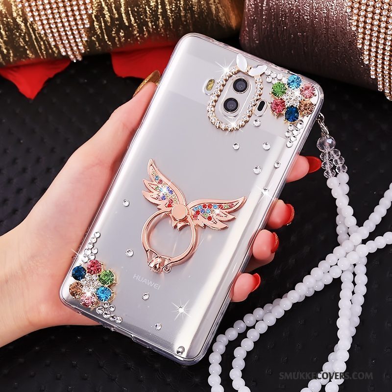 Etui Huawei Mate 10 Kreativ Hængende Ornamenter Anti-fald, Cover Huawei Mate 10 Blød Af Personlighed Guld