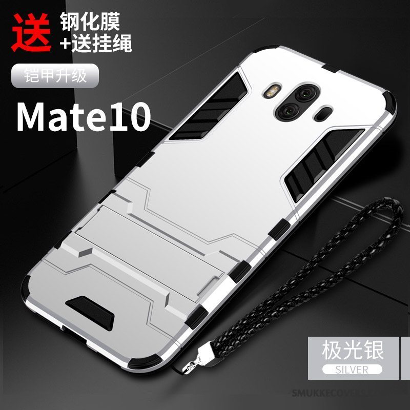 Etui Huawei Mate 10 Kreativ Telefonanti-fald, Cover Huawei Mate 10 Tasker Af Personlighed Sort